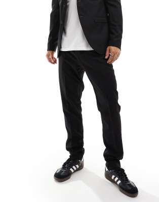 Jack & Jones – Svarta, smala kostymbyxor, del av kostym - view 1