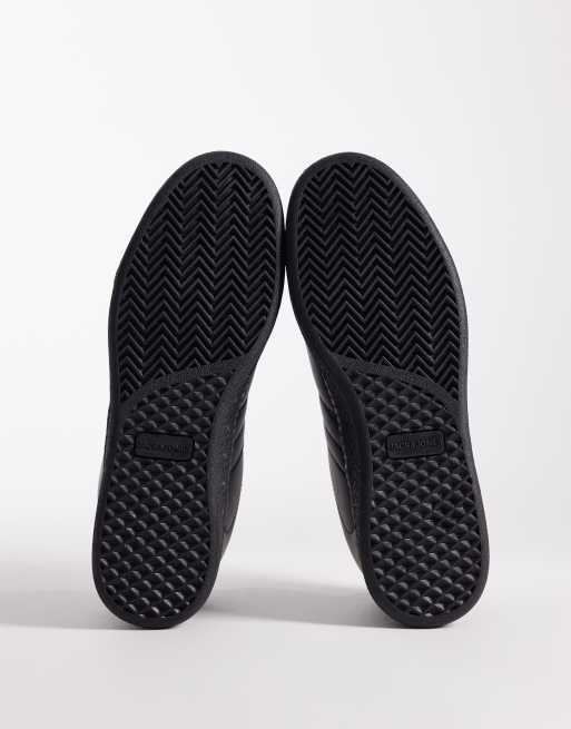 Jack & Jones – Svarta sneakers i läderimitation, 5 av 5