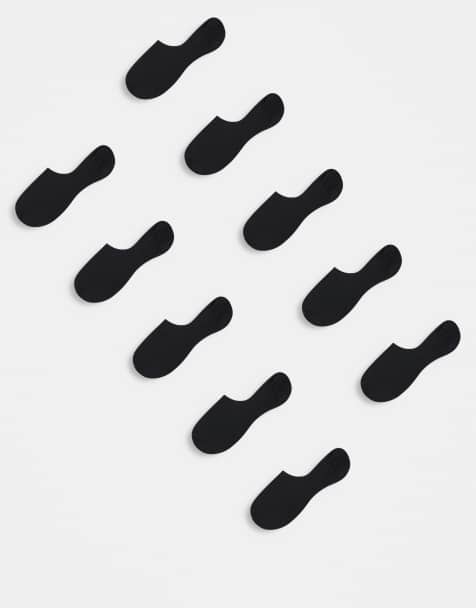 Jack & Jones – Svarta strumpor med osynligt foder, 10-pack - view 1