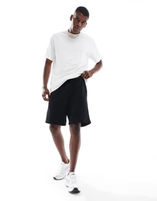 Jack & Jones – Svarta sweatshorts med ledig passform - view 1
