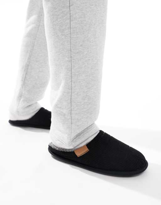 Jack & Jones – Svarta tofflor i manchester, 4 av 4
