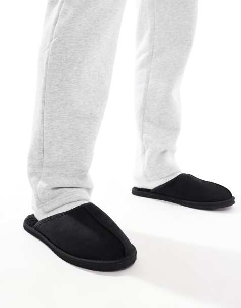 Jack & Jones – Svarta toffor i mockaimitation - view 1