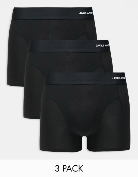 Jack & Jones – Svarta trunks i bambu, 3-pack - view 1