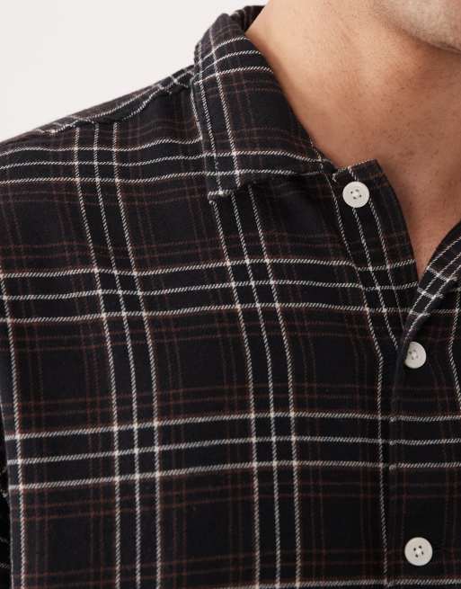 Jack & Jones – Svartrutig, boxig skjorta, 3 av 5