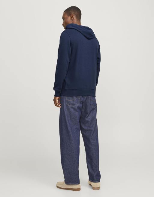 Jack & Jones - Sweat à capuche - Bleu marine blazer, 5 de 6
