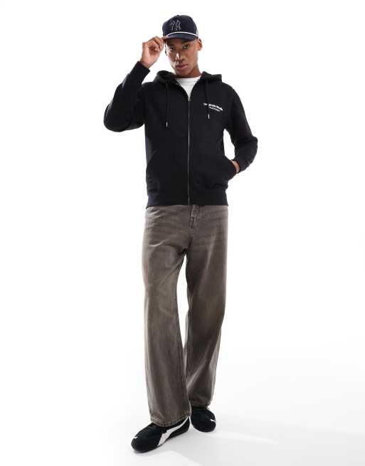 Jack & Jones - Sweat à capuche oversize à fermeture éclair - Noir, 2 de 4