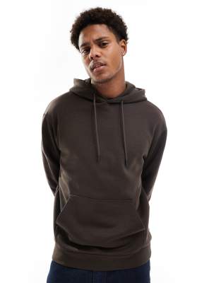 Jack & Jones - Sweat à capuche oversize - Marron chocolat - view 1