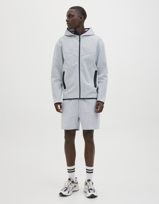 Jack & Jones Sweat shorts in light grey melange