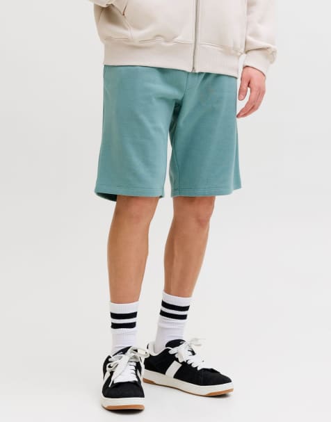 Jack & Jones – Sweat-Shorts in Mineralblau - view 1