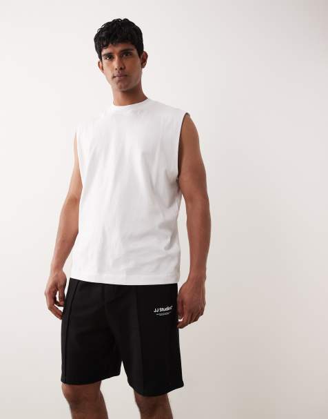 Jack & Jones – Sweat-Shorts in Schwarz mit Logo - view 1