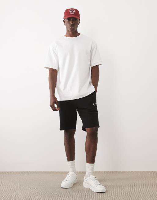 Jack & Jones sweat shorts with logo in black, 3 of 5
