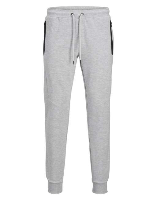 Jack & Jones Sweatpants in light grey melange, 7 of 7