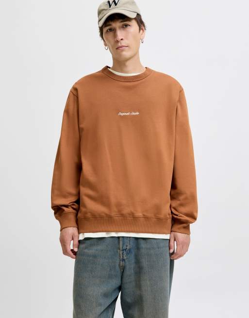 Jack & Jones - Sweatshirt in arganolie