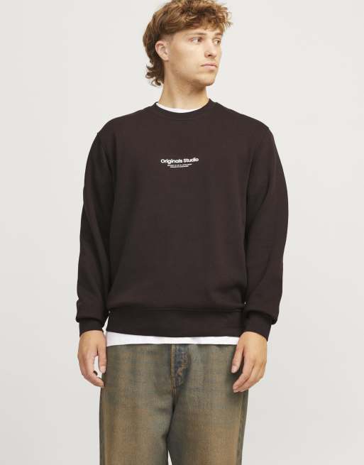 Jack & Jones - Sweatshirt in bruin