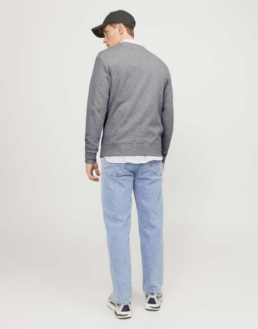 Jack & Jones Sweatshirt in hellgrau meliert, 2 von 7