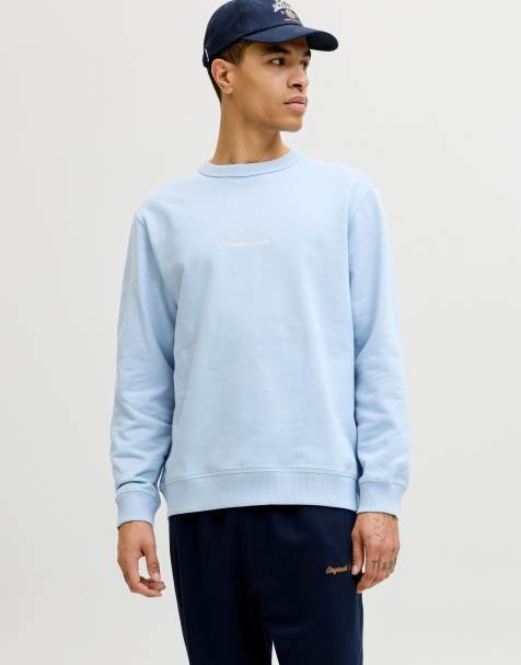 Jack & Jones – Sweatshirt in Meereshöhlen-Blau - view 1
