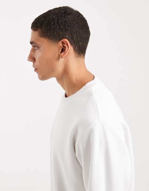 Jack & Jones sweatshirt in off white, 4 of 5