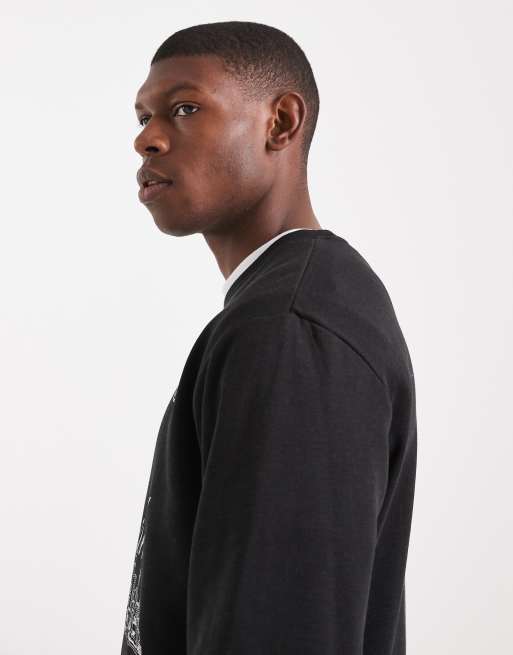 Jack & Jones – Sweatshirt in Schwarz mit „New York“-Print, 4 von 5
