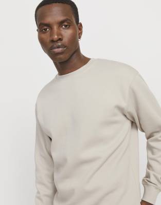 Sweatshirt in Ultimate Grey-Grau Grau XS