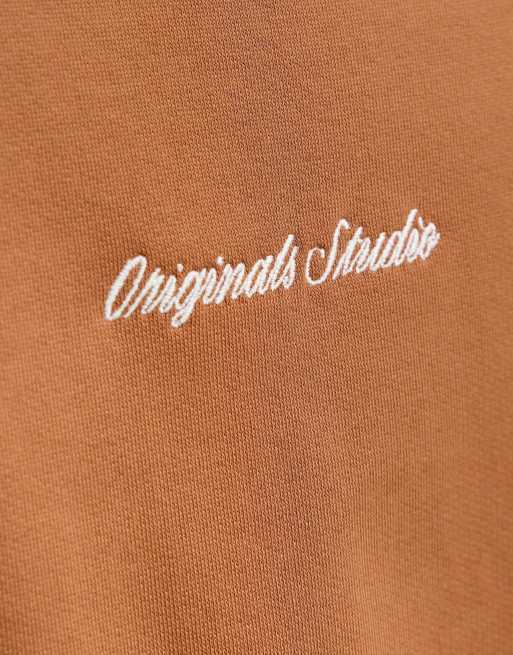 Jack & Jones - Sweatshirt met logo in het midden in terracotta , 4 van 7