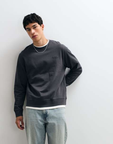 Jack & Jones Sweatshirt mit Schriftzug-Logo auf der Brust in Anthrazit - view 1