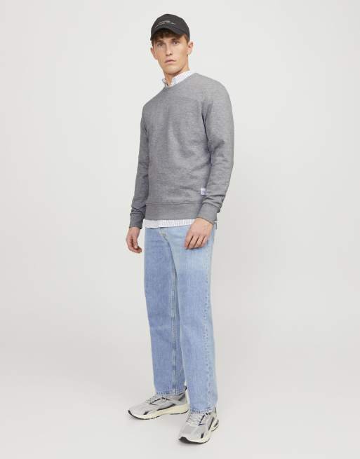 Jack & Jones sweatshirts en gris clair chiné, 3 de 7