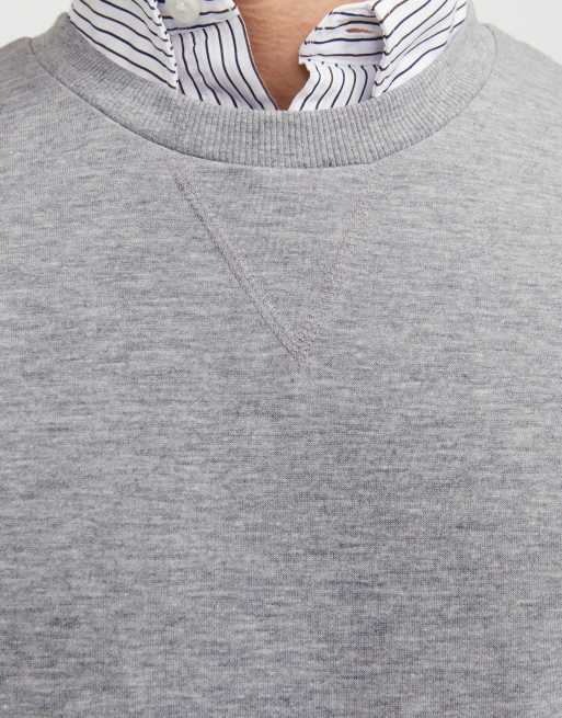 Jack & Jones sweatshirts en gris clair chiné, 5 de 7