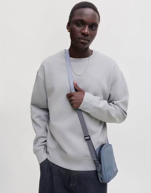Jack & Jones sweatshirts i ultimate grey, 6 av 7