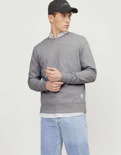 Jack & Jones Sweatshirts in light grey melange - view 1
