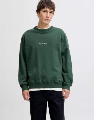 Jack & Jones Sweatshirts in mocha meringue-Green