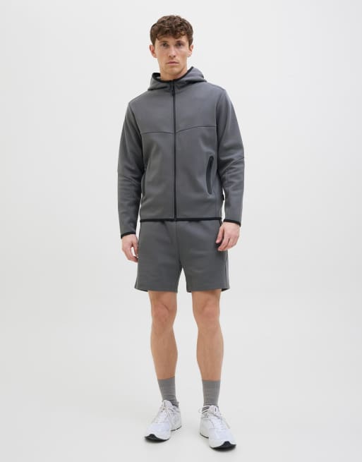 Jack & Jones - Sweatshort in moonbeam crème