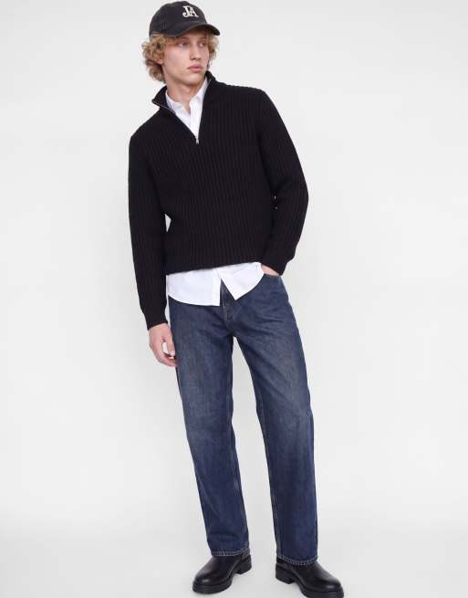 Jack & Jones sweter dzianinowy w czerni, 4 z 6