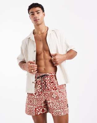 Jack & Jones Swim Shorts In Multi