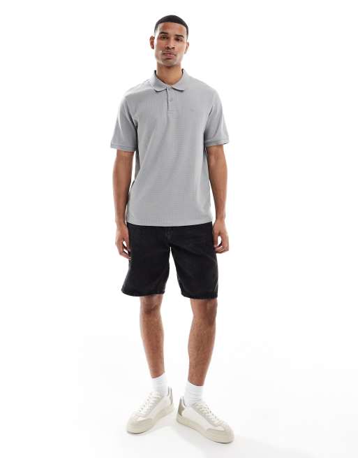 Jack & Jones – Szara teksturowana koszulka polo, 2 z 5
