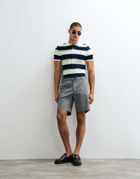 Jack & Jones – Szare szorty chinosy ściągane na sznurek - view 1