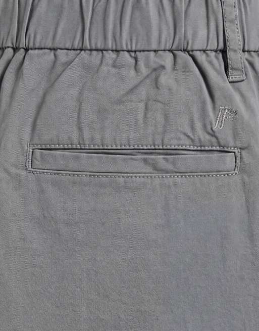 Jack & Jones – Szare szorty chinosy ściągane na sznurek, 8 z 9