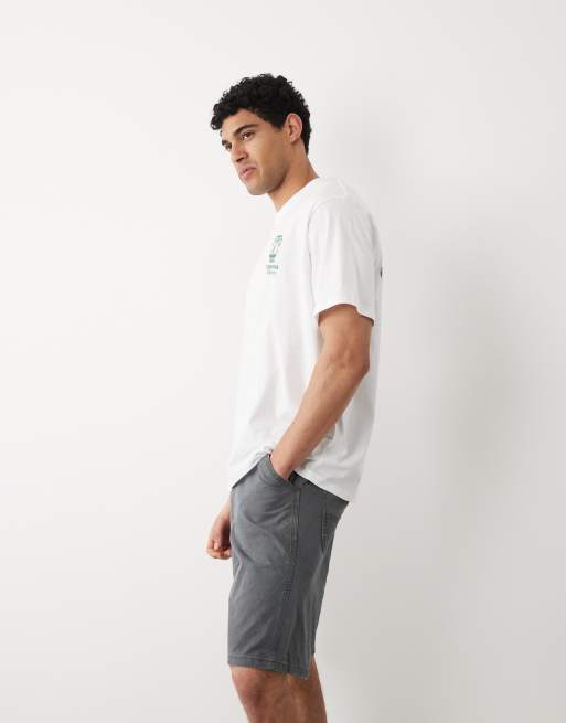 Jack & Jones – Szare szorty jeansowe w stylu carpenter, 3 z 5