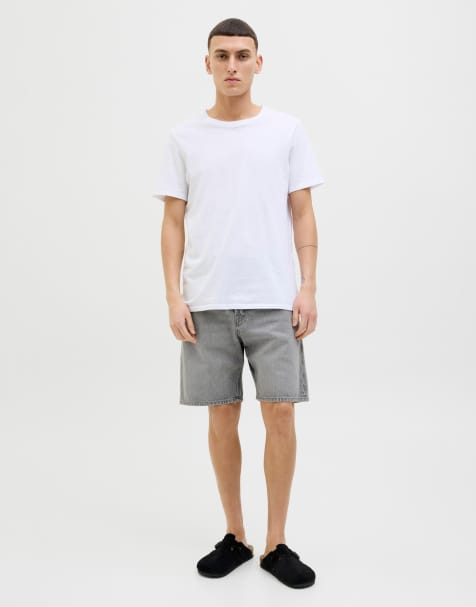 Jack & Jones – Szare szorty jeansowe - view 1