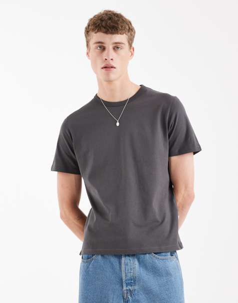 Jack & Jones – Szary dopasowany T-shirt - view 1