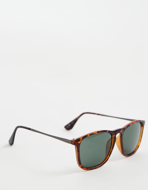 Jack & Jones – Szylkretowe kwadratowe okulary przeciwsłoneczne, 2 z 3