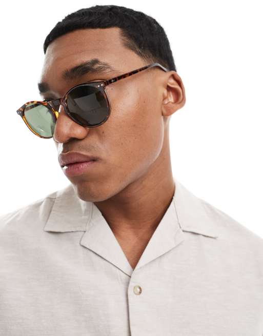Jack & Jones – Szylkretowe okrągłe okulary przeciwsłoneczne, 4 z 4