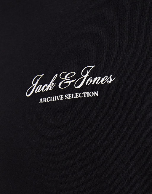 Jack & Jones - T-shirt à inscription logo - Noir, 5 de 5