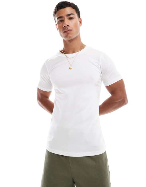 Jack & Jones - T-shirt attillata bianca