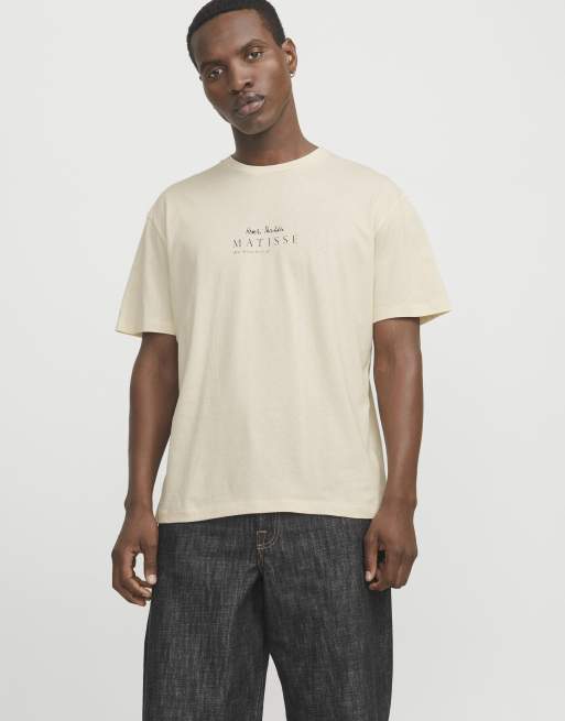 Jack & Jones - T-shirt - Babeurre
