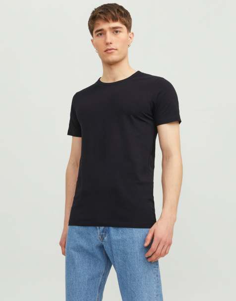 Jack & Jones - T-shirt basic a maniche corte nera - view 1