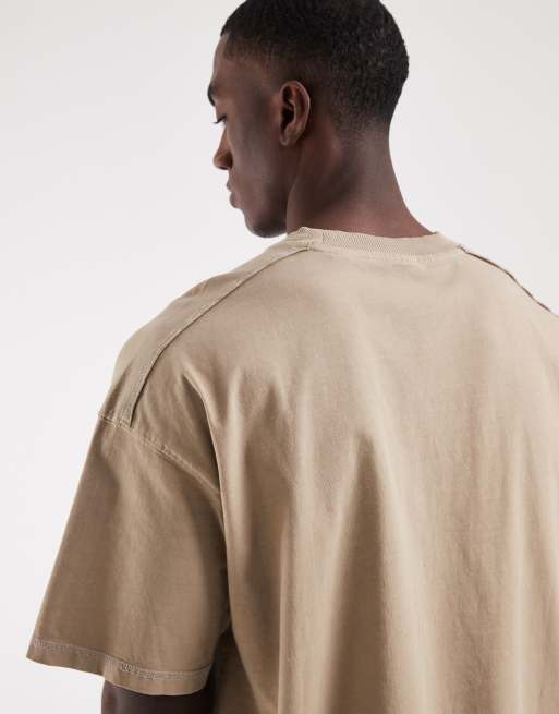 Jack & Jones - T-shirt beige slavato, 4 di 5