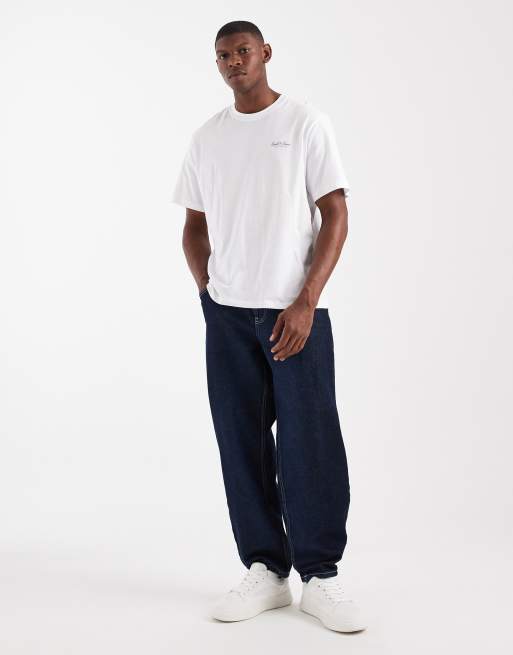 Jack & Jones - T-shirt bianca con logo con scritta, 2 di 5