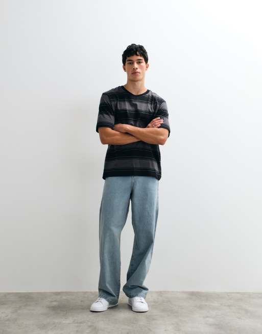 Jack & Jones - T-shirt classique à rayures - Gris, 3 de 5