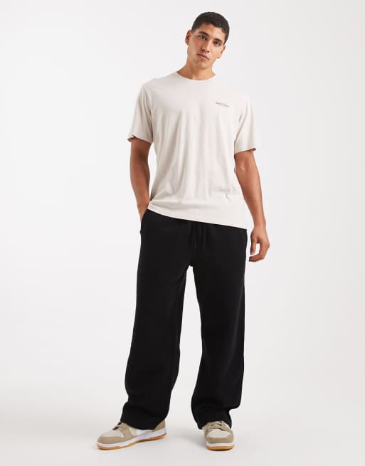 Jack & Jones - T-shirt color crema con scritta del logo, 2 di 5