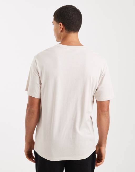 Jack & Jones - T-shirt color crema con scritta del logo, 3 di 5